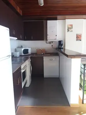 Una cocina o zona de cocina en Ibones azules