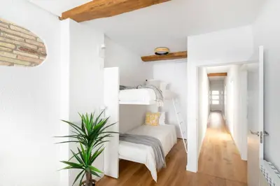 Cama o camas de una habitación en Increíble, amplio, cómodo y céntrico apartamento