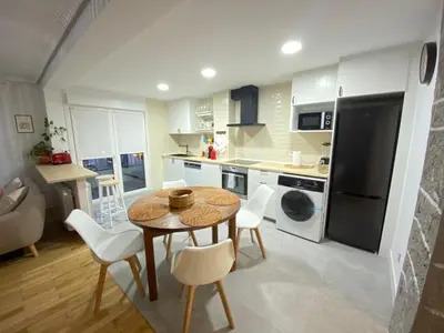 Una cocina o zona de cocina en Apartamento Zuhaitzondoa Etxea