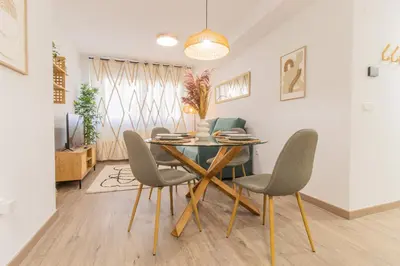 Zona de estar de Beautiful flat in the Pyrenees * Free Parking