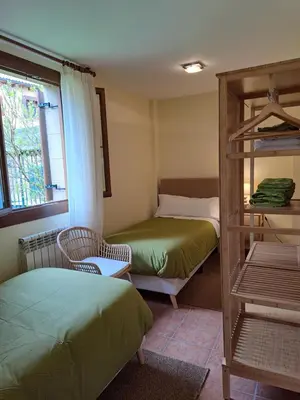 Cama o camas de una habitación en Casa Rural Torreblanca