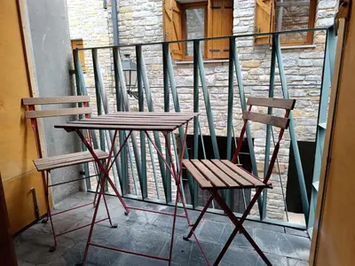 Un balcón o terraza de Inmocyma Tu Refugio en Benasque