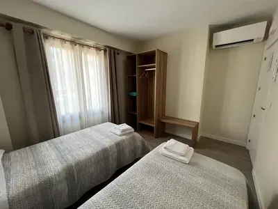 Cama o camas de una habitación en Pensión Casa Carmen