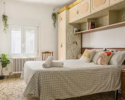 Cama o camas de una habitación en Casa Rural 