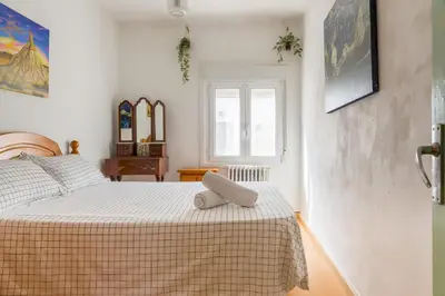 Cama o camas de una habitación en Casa Rural 