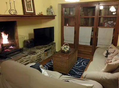 Zona de estar de Adosado de tres plantas en el Valle de Aran