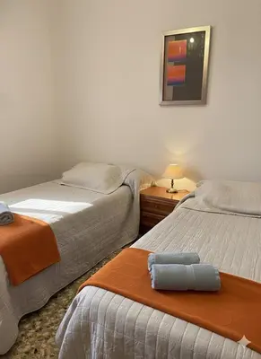 Cama o camas de una habitación en Manuela Casa Rural I