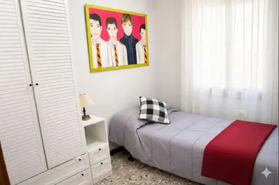 Cama o camas de una habitación en Manuela Casa Rural I