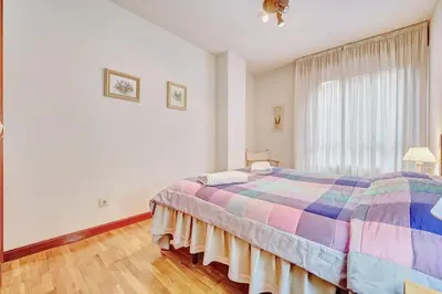 Cama o camas de una habitación en Barañáin by Clabao