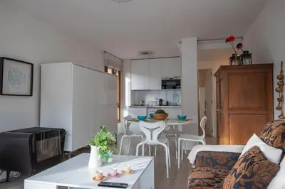 Una cocina o zona de cocina en Rural apartment in the mountains