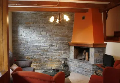Zona de estar de Apartamentos Valle de Aran