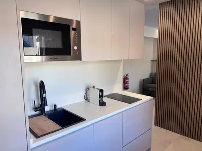 Una cocina o zona de cocina en TUEH TUDELA BALCON DE BARDENAS