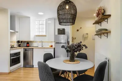 Una cocina o zona de cocina en Apartamento Vico