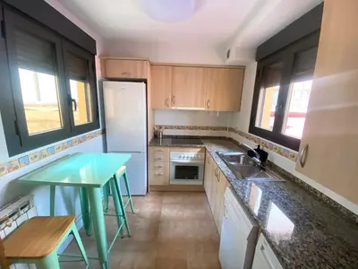 Una cocina o zona de cocina en Apartamento céntrico con garaje