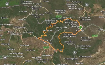 Plano de El Cantón del Cerrillo