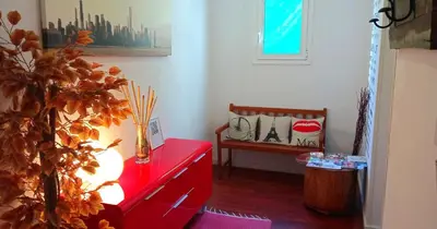 Zona de estar de Habitaciones céntricas en Tàrrega