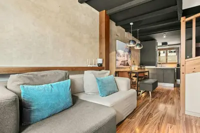 Zona de estar de Iraida - Precioso dúplex en Lanuza by Cardi Suites