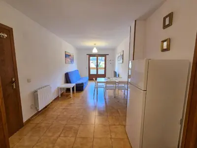 Una cocina o zona de cocina en Apartamentos Villanua 3000