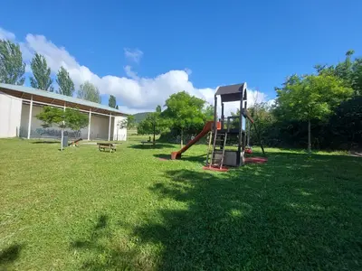 Jardín al aire libre en Casa Rural Los Rubios
