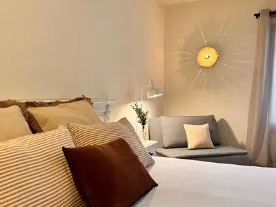 Cama o camas de una habitación en La Posada de Ruba