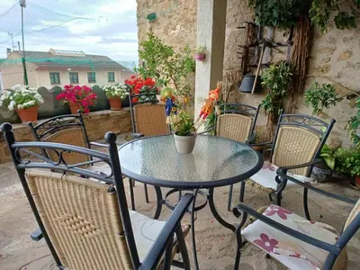 Un balcón o terraza de CASA RURAL SANCHO