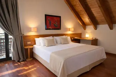 Cama o camas de una habitación en Hotel Riberies & Spa by RdA Hotels