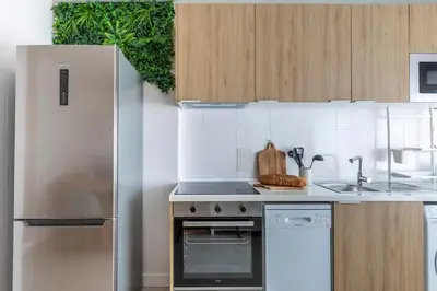 Una cocina o zona de cocina en Casa Bombón
