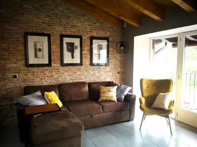 Zona de estar de La casa de Sara