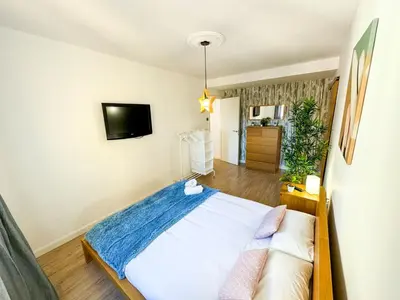 Cama o camas de una habitación en El Halcon del Pirineo ComoTuCasa