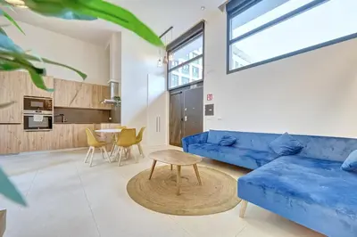 Una cocina o zona de cocina en Apartamento El parque de Felisa by Clabao
