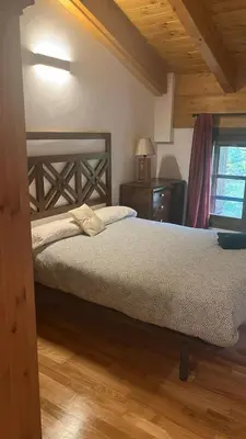 Cama o camas de una habitación en Zara Villanúa