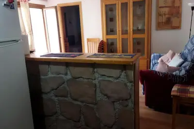 Zona de estar de Las Mariposas de Villanúa