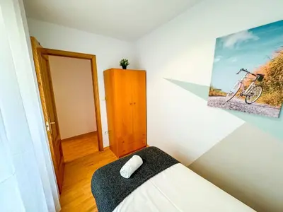 Cama o camas de una habitación en El Tucan del Pirineo ComoTuCasa