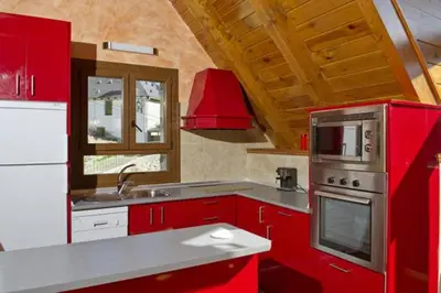 Una cocina o zona de cocina en Casa Sandinies
