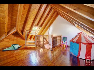 Cama o camas de una habitación en Casa Araneu en Casarilh