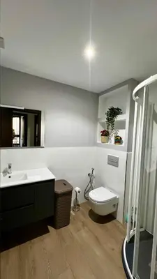 Un baño de Apartamentos Lamata