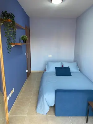 Cama o camas de una habitación en Apartamento Pilarín