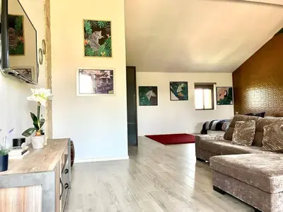 Zona de estar de Exclusivo Loft en Zaragoza-2