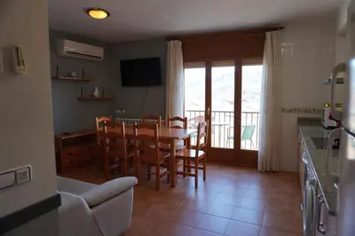 Una cocina o zona de cocina en Apartamentos Casa DOMENC