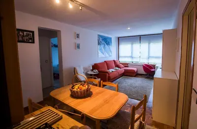Zona de estar de Baqueira 1500 a pie de pistas