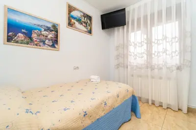 Cama o camas de una habitación en Casa Ianco &Rares