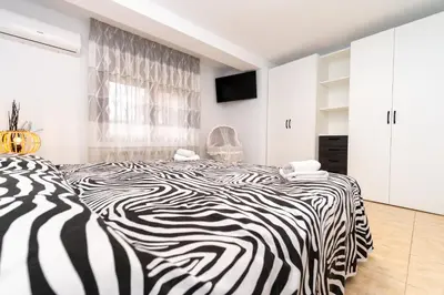 Cama o camas de una habitación en Casa Ianco &Rares
