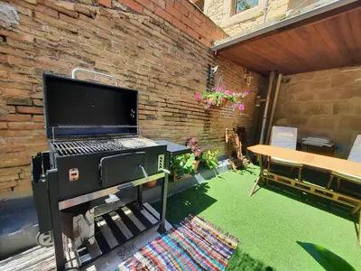 Una televisión o centro de entretenimiento en Cal Barberà
