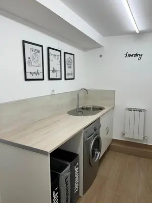 Una cocina o zona de cocina en Vivienda turística rural cerca de Bardenas y Senda Viva