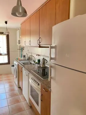 Una cocina o zona de cocina en Coqueto dúplex - ORDESA l WIFI l VISTAS l GARAJE