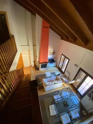 Zona de estar de Coqueto dúplex - ORDESA l WIFI l VISTAS l GARAJE