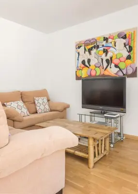 Una televisión o centro de entretenimiento en Apartamento Cobre