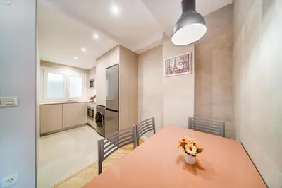 Una cocina o zona de cocina en Apartamento San Lazaro a 5 Min Pabellon Principe Felipe con opcion a Parking