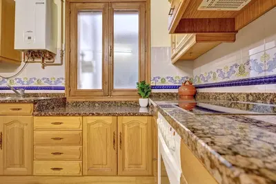 Una cocina o zona de cocina en Casa Iruña by Clabao