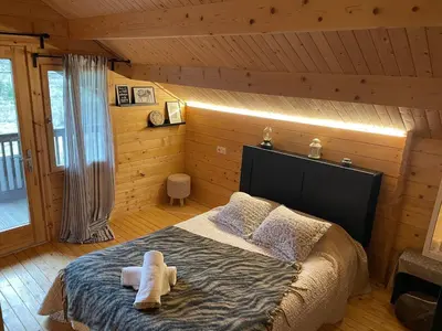 Cama o camas de una habitación en La Casa del Plano